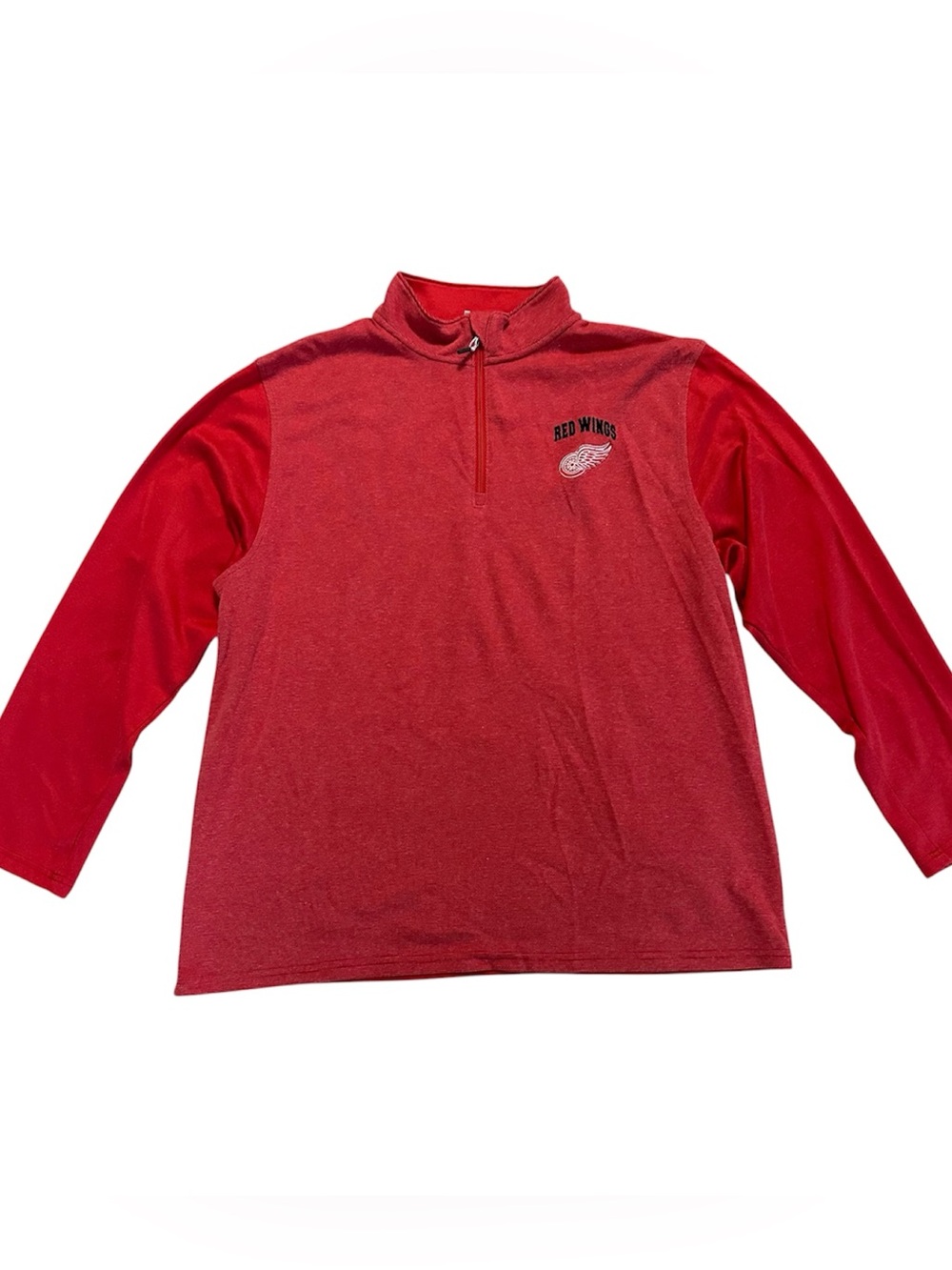 Red Wings Men’s NHL 1/4 Zip Pullover Sweater XL 🏒